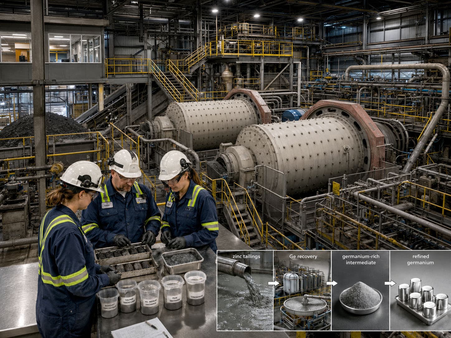 Titan and Teck Target Germanium Recovery from Empire State Mine Waste Streams