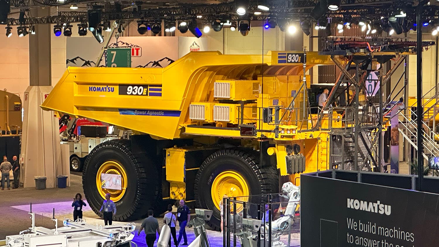 Komatsu's 930E Haul Truck at MINExpo 2024.